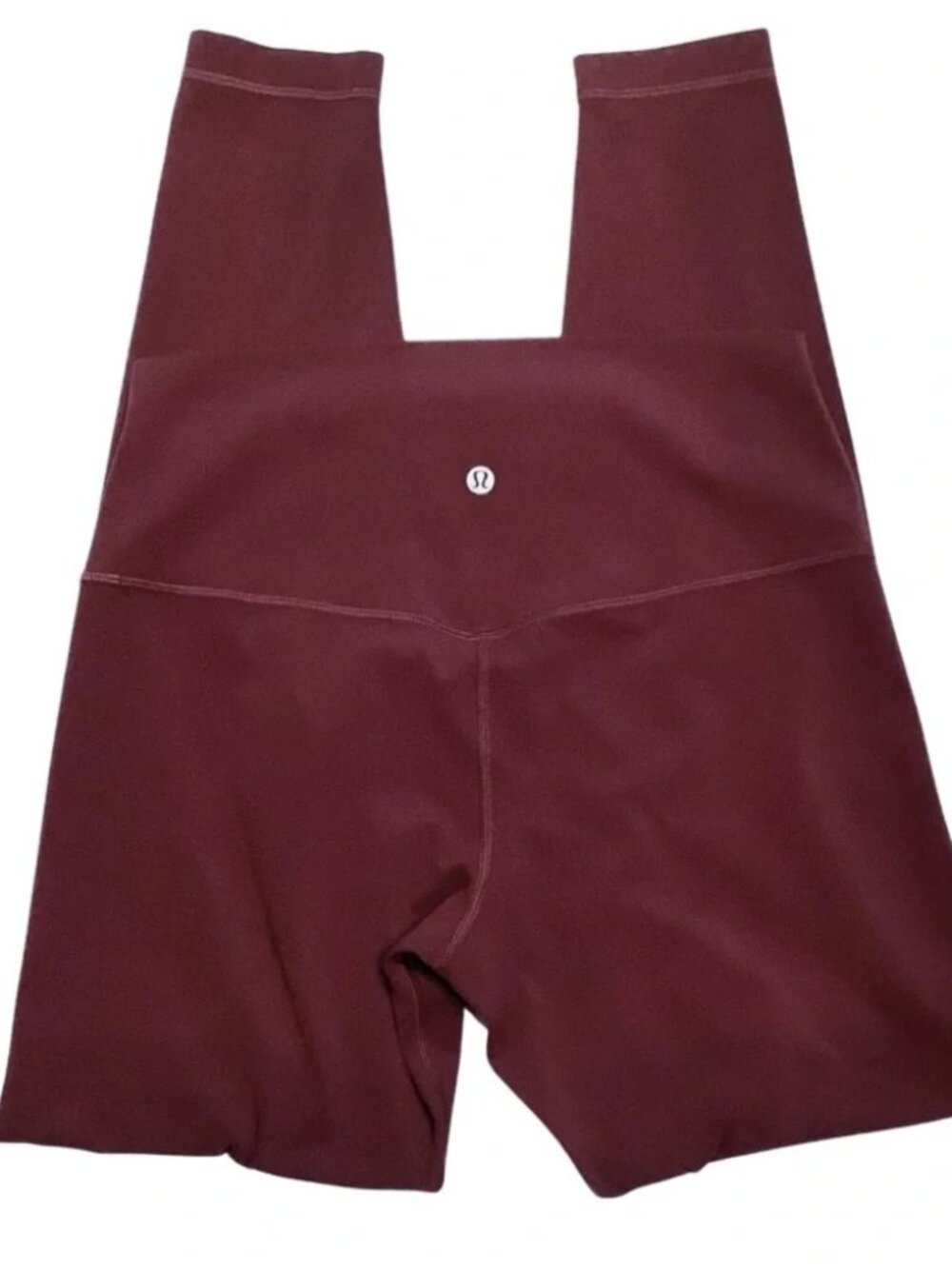 Lululemon Align High Rise Pant 28” Nulu Fabric Red Merlot I Size 14 - Picture 6 of 8